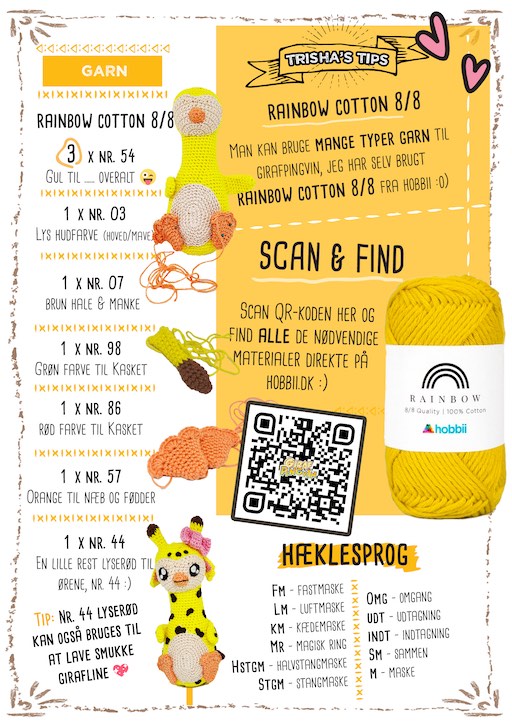 Hækleopskrift side 2