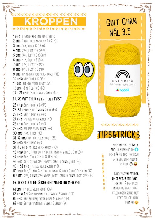 Hækleopskrift side 3