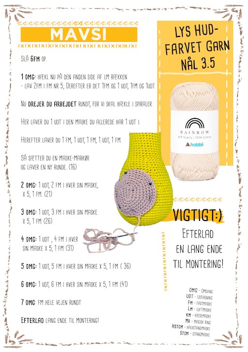 Hækleopskrift side 5