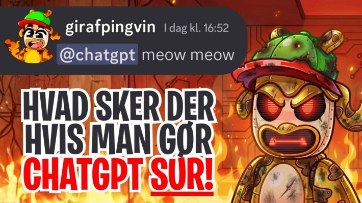 Kan ChatGPT blive sur? #sketch